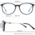 Joopin Blaulichtfilter Brille Damen und Blaufilter Brille Herren Computerbrille Gaming Brille Bluelight Filter PC Brille Schwarz - 3