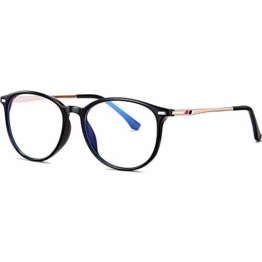 Joopin Blaulichtfilter Brille Damen und Blaufilter Brille Herren Computerbrille Gaming Brille Bluelight Filter PC Brille Schwarz - 1