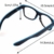 KingCorey Leuchten Sie EL Wire Neon Rave Brille Glow Flashing LED Sonnenbrille Kostüme für Party, EDM, Halloween (Blau) - 6
