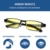 KLIM Optics - Blaulichtfilter Brille + Hoher Schutz + Gaming Brille für PC, Handy und Fernseher + Anti-Müdigkeit, Anti-Blaulicht, UV-Schutz [ Neue 2021 Version ] - 4