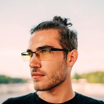 KLIM Optics - Blaulichtfilter Brille + Hoher Schutz + Gaming Brille für PC, Handy und Fernseher + Anti-Müdigkeit, Anti-Blaulicht, UV-Schutz [ Neue 2021 Version ] - 5