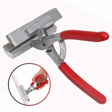 Kurtzy Leinwand Stretching Zange - Professionelle Metallzange mit gepolsterter Klemme Künstler Werkzeug zum Bespannen von Leinwänden (L-20 cm, W-12cm) - 1