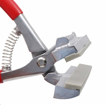 Kurtzy Leinwand Stretching Zange - Professionelle Metallzange mit gepolsterter Klemme Künstler Werkzeug zum Bespannen von Leinwänden (L-20 cm, W-12cm) - 5