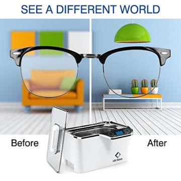 LifeBasis Ultraschallreiniger - Ultraschallreinigungsgerät 600ml Digitaler Ultraschallreiniger Ultraschallgerät 42KHz Ultraschall Gerät für Reinigung von Brille Schmuck Uhren - 5