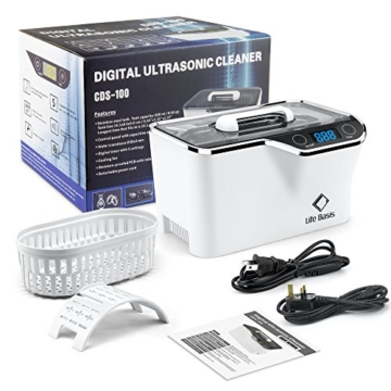 LifeBasis Ultraschallreiniger - Ultraschallreinigungsgerät 600ml Digitaler Ultraschallreiniger Ultraschallgerät 42KHz Ultraschall Gerät für Reinigung von Brille Schmuck Uhren - 9
