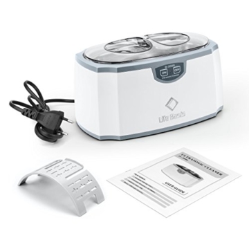 LifeBasis Ultraschallreinigungsgerät Ultraschallreiniger Ultraschallgerät für Reinigung von Brillen Schmuck Uhren Zahnersatz 420ml 45000Hz MEHRWEG - 7