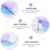 LUOEM Randlose Sonnenbrille Libellenflügel Unregelmäßige Neuheit Flügel Partybrille Blau Lila Unisex Mode Sonnenbrille Party Maskerade Karneval Musikfestival Kostüm Zubehör Foto Requisiten - 7