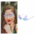 LUOEM Randlose Sonnenbrille Libellenflügel Unregelmäßige Neuheit Flügel Partybrille Blau Lila Unisex Mode Sonnenbrille Party Maskerade Karneval Musikfestival Kostüm Zubehör Foto Requisiten - 9