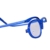 Make-Up Schminkbrille mit klappbaren Brillenglas, Make-Up Schminkbrille mit klappbaren Brillenglas Modische Schminkhilfe (Blau 300) - 4