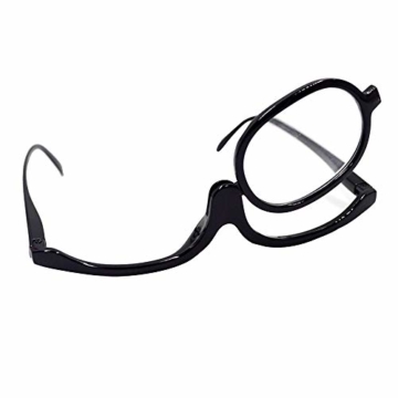 MEGAUK Schminkbrille Make up Brille Lesebrille Presbyopie Brille Sehhilfe Lesehilfe Stärke +3,0 - 1