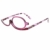 Milya Make-Up Schminkbrille Rotatable Flip Up Brille Drehbare Lesebrille Presbyopie Brille Sehhilfe Lesehilfe Lila Stärke +3,5 - 1