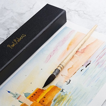 Paul Rubens Professional Aquarell Pinsel, Größe 6 Wash/Mop Runde Eichhörnchen Haar Pinsel für Kunst Malerei - 6
