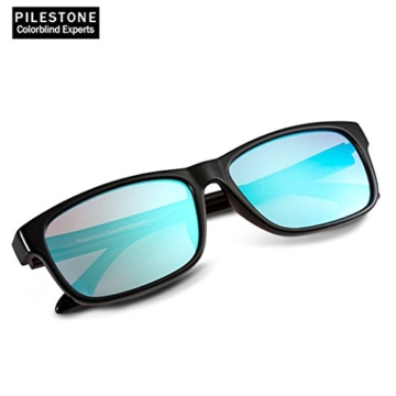 PILESTONE TP-024 (Tippe A) farbenblinde gläser Color Blind Korrekturbrille für rote / grüne Farbenblindheit - Mildes, mäßiges und starkes Deutan und mildes, mäßiges Protan - 1