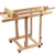 Profi-Staffelei Modell 120 aus massiver Buche FSC®, senkrecht und waagerecht malen, feststellbare Rollen, für Keilrahmen bis 210 cm - 4