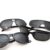 Raster-Brille/Loch-Brille für Augen-Training und Entspannung im 2er Set, Gitter-Brille mit faltbaren Bügeln, Form B - 4