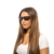 Rasterbrille 415-FMG - ganzflächiges Raster - braun marmoriert - 2