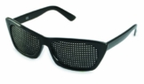 Rasterbrille 415-FSP - quadratischer Raster - schwarz - 1