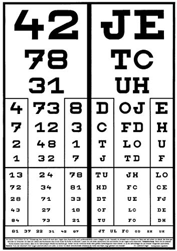 Rasterbrille 415-FSP - quadratischer Raster - schwarz - 2