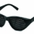 Rasterbrille 415-JGG ganzflächiger Raster, schwarz - 1