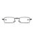 Read Optics faltbare Brille: Vollrand Lesehilfe in Stärke 1,5 Dioptrien für Herren/Damen. Mit Hartschalen-Etui, flexiblen Metall-Bügeln und Federscharnier. Hochwertige Gläser, schwarzer Rahmen - 4