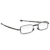 Read Optics faltbare Brille: Vollrand Lesehilfe in Stärke 1,5 Dioptrien für Herren/Damen. Mit Hartschalen-Etui, flexiblen Metall-Bügeln und Federscharnier. Hochwertige Gläser, schwarzer Rahmen - 6