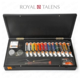 Royal Talens – Cobra Artist Wasser mischbare Ölfarben Art Set in Premium schwarz Geschenk-Box – mit Farben, Palette, und Pinsel - 1