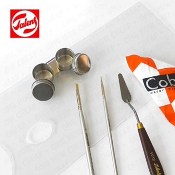 Royal Talens – Cobra Artist Wasser mischbare Ölfarben Art Set in Premium schwarz Geschenk-Box – mit Farben, Palette, und Pinsel - 3