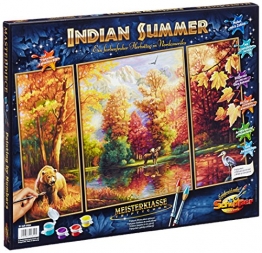 Schipper 609260650 - Malen nach Zahlen - Indian Summer (Triptychon), 50x80 cm -