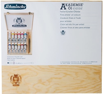 Schmincke AKADEMIE Öl Holzkasten 12 x Tb 60 ml 79 112 097 - 2