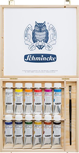 Schmincke AKADEMIE Öl Holzkasten 12 x Tb 60 ml 79 112 097 - 3