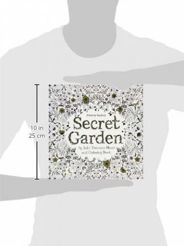 Secret Garden: An Inky Treasure Hunt and Colouring Book - 