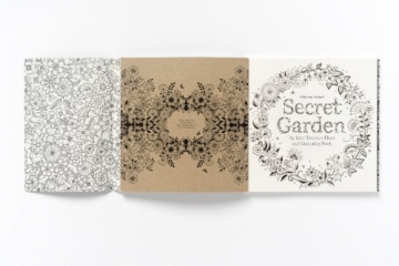 Secret Garden: An Inky Treasure Hunt and Colouring Book - 