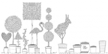 Secret Garden: An Inky Treasure Hunt and Colouring Book - 