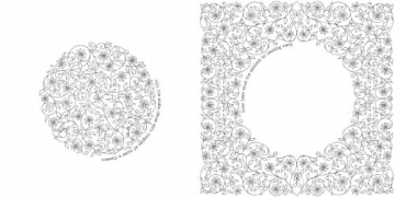 Secret Garden: An Inky Treasure Hunt and Colouring Book - 