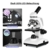 Slevoo Mikroskop für Kinder Studenten Anfänger 40X-1000X Kinder Mikroskop Auf- und Durchlicht Mikroskop mit WF10x WF25x Okular & LED Beleuchtung, Studentenmikroskop Junior Mikroskop mit Objektträger - 4