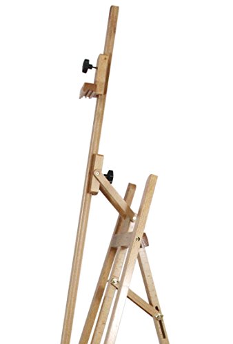 Staffelei ELBA aus Buchenholz FSC, Sitz- und Standstaffelei Starthöhe 40-105 cm, Qualität vom Fachhändler für Keilrahmen bis 120cm - 5