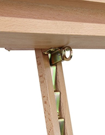 Staffelei ELBA aus Buchenholz FSC, Sitz- und Standstaffelei Starthöhe 40-105 cm, Qualität vom Fachhändler für Keilrahmen bis 120cm - 6