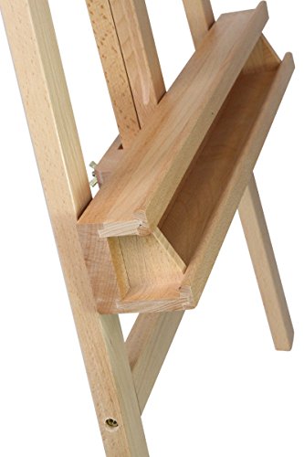 Staffelei ELBA aus Buchenholz FSC, Sitz- und Standstaffelei Starthöhe 40-105 cm, Qualität vom Fachhändler für Keilrahmen bis 120cm - 7