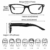 Suertree Feder Scharnier (3 Pack) Lesebrillen Sehhilfe Augenoptik Brille Lesehilfe für Damen Herren von 1.5X BM151 - 2