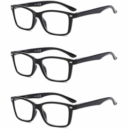 Suertree Feder Scharnier (3 Pack) Lesebrillen Sehhilfe Augenoptik Brille Lesehilfe für Damen Herren von 1.5X BM151 - 1