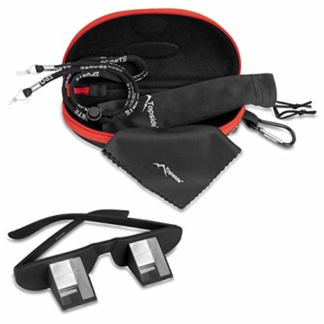 TOPSIDE Sicherungsbrille (Kletterbrille) mit hochwertigen Prismen inkl. Etui und Brillenband - 2