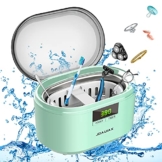 Ultraschallreiniger Ultraschallreinigungsgerät Ultraschallgerät 600ML 50W 48 kHz Digital Ultrasonic Cleaner Reiniger mit 5 Zeitmodi für Haushalt Brillen Schmuck Uhren Zahnprothese- JHUC01 - 1