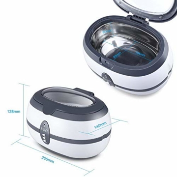 Uten Ultraschallreiniger Ultraschallreinigungsgerät brillenreinigungsgerät 600ml Ultraschallgerät für Brille Schmuck Uhren Zahnprothesen Ringe Ulrtaschallbad-40,000Hz 35W Timing ultrasonic cleaner - 6