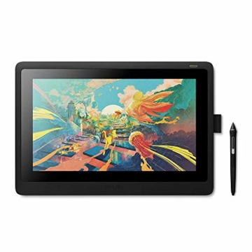Wacom Cintiq 16 Kreativ-Stift-Display Tablet - (zum Skizzieren, Illustrieren und Zeichnen direkt auf dem Bildschirm, mit Full-HD-Display (1.920 x 1.080), kompatibel mit Windows und Mac) - 1