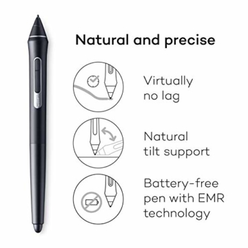Wacom Cintiq Pro 32 Multi-Touch-Display mit 4K / 32-Zoll-Kreativ-Stift-Display mit integriertem Standfuß inkl. Wacom Pro Pen 2 Stylus mit Stifthalter und Ersatzspitzen, kompatibel mit Windows und Mac - 2