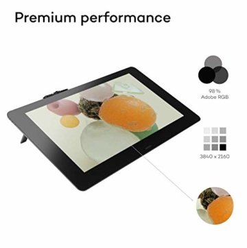 Wacom Cintiq Pro 32 Multi-Touch-Display mit 4K / 32-Zoll-Kreativ-Stift-Display mit integriertem Standfuß inkl. Wacom Pro Pen 2 Stylus mit Stifthalter und Ersatzspitzen, kompatibel mit Windows und Mac - 5