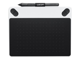 Wacom CTL-490DW-S Intuos Draw Stift Tablett S inklusive Softwaredownload von ArtRage Lite, weiß - 1