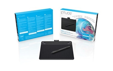 Wacom Intuos Art Small Black Grafik-Tablett für digitales Malen / Stift-Tablett mit druckempfindlichem Stift und Multitouch-Oberfläche für natürliches Schreibgefühl / Kompatibel mit Mac & Windows - 3