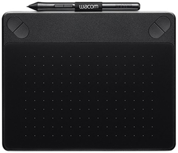 Wacom Intuos Art Small Black Grafik-Tablett für digitales Malen / Stift-Tablett mit druckempfindlichem Stift und Multitouch-Oberfläche für natürliches Schreibgefühl / Kompatibel mit Mac & Windows - 1