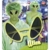 Widmann 0347O - Brille von Außerirdischem, Accessoire, Halloween, Mottoparty, Karneval, Grün - 2